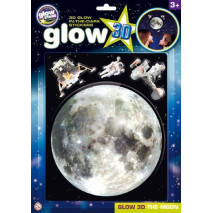 GlowStars Glow 3D Velký Měsíc a Apollo