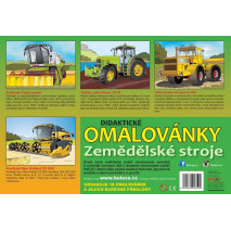 Didaktické omalovánky - Zemědělské stroje