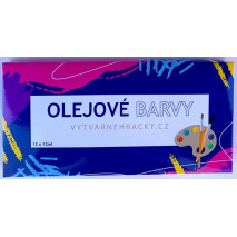 Olejové barvy - sada 12x12ml