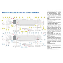 Vystřihovánka - Elektrická jednotka MORAVIA