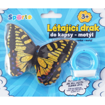 SPORTO Létající drak do kapsy - motýl 1ks