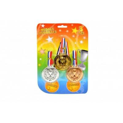 Dětské medaile 6cm 3ks
