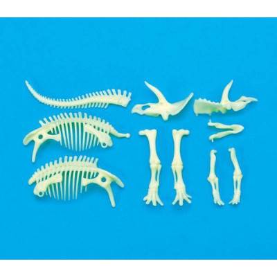 GlowStars Glow Dinos 3D kostra Triceratops