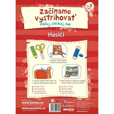 Betexa Začínáme vystřihovat (maluj, stříhej, lep) - Hasiči