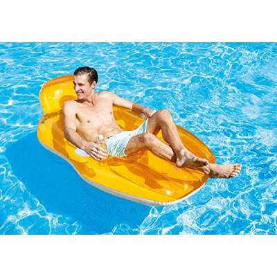 INTEX Nafukovací křeslo Chill'N Float 56805 oranžová