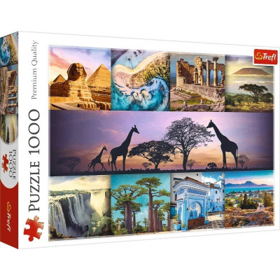 Trefl Puzzle Premium - Koláž Afrika 1000dílků